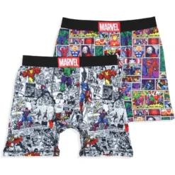 Marvel Mens' 2 Pack Vintage Superhero Comic Boxers Underwear Boxer Briefs Multicolored 11 Marvel Mens' 2 Pack Vintage Superhero Comic Boxers Underwear Boxer Briefs Multicolored -Intimo GUEST 432eba4b 2673 4bef 86f5 da24263ad81e