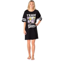 Disney Villains Womens' Ursula Maleficent Nightgown Pajama Shirt Dress Black 8 Disney Villains Womens' Ursula Maleficent Nightgown Pajama Shirt Dress Black -Intimo GUEST 4495b5c4 a3c7 42e2 bc07 2a2eabdd92cd