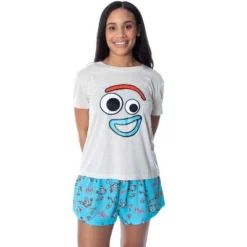Disney Women's Toy Story Forky Shirt And Shorts 2 Piece Pajama Set Forky -Intimo GUEST 47fdd435 4aeb 427a 8de1 fb8ad28499bd