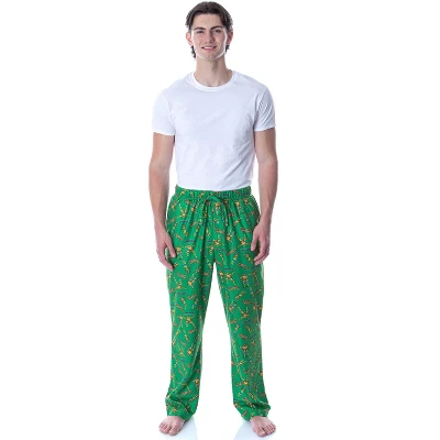 Nickelodeon Men's Teenage Mutant Ninja Turtles TMNT Loungewear Pajama Pants Green 3 Nickelodeon Men's Teenage Mutant Ninja Turtles TMNT Loungewear Pajama Pants Green