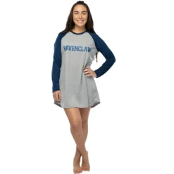 Juniors Harry Potter Hogwarts Houses Pajama Nightgown Raglan Sleep Shirt -Intimo GUEST 4c7cfeb8 541c 4a71 8d82 024b17bccaaa