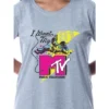 MTV Womens' Music Television I Want My Moonman Nightgown Pajama Shirt Grey -Intimo GUEST 53053a17 c8a7 4add 94d3 9680e33a0693