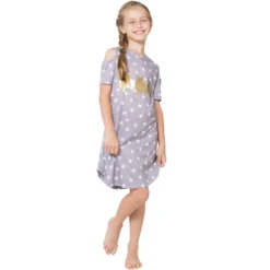 DC Comics Girls Little Batgirl Cold Shoulder Star Nightgown -Intimo GUEST 534c3f6f 0d49 438a 96de 834a3277426b
