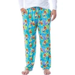 Despicable Me Mens' Minions Tropical Tossed Print Sleep Pajama Pants Blue -Intimo GUEST 53987af3 3d1b 458b a8bd abccb3903104