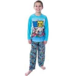 DC Comics Boy's Teen Titans Go! Chill 2-Piece Raglan And Pants Pajamas Set -Intimo GUEST 558409e3 ad54 4f5a 8a8b 537ae44fd893
