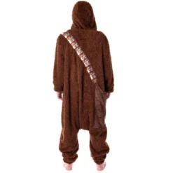 Star Wars Adult Chewbacca Chewie Kigurumi Costume Union Suit Pajama Brown