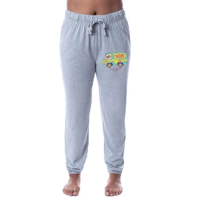 Scooby-Doo Womens' Mystery Machine The Gang Sleep Jogger Pajama Pants Grey 5 Scooby-Doo Womens' Mystery Machine The Gang Sleep Jogger Pajama Pants Grey - Image 3