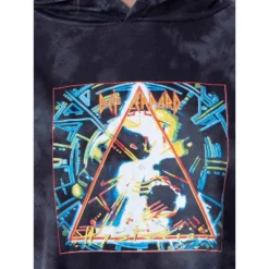 Def Leppard Womens' Hysteria Album Cover Lounge Cropped Hooded Jogger Set Black -Intimo GUEST 606f9caf 66a1 4b38 9838 d4bc949b7ff9