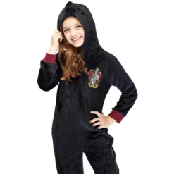 Harry Potter Unisex Kids Hooded Pajama Union Suit -Intimo GUEST 61d16ebe bb29 450e b9e3 34c3c88c4228