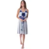 Star Wars Womens' R2-D2 Droid Racerback Pajama Nightgown Costume Dress Grey -Intimo GUEST 6234493d cac5 438e 8504 80c4729fc3f1