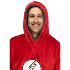 DC Comics Justice League Mens Oversized Faux-Shearling Sweatshirt Lounge Hoodie 11 DC Comics Justice League Mens Oversized Faux-Shearling Sweatshirt Lounge Hoodie -Intimo GUEST 63c719a6 05d4 468a b0a4 e250856fcf52