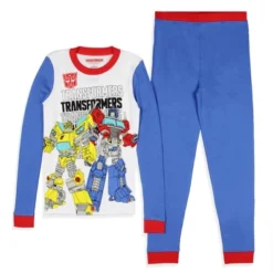 Transformers Boys' Optimus Prime Bumblebee Characters Logo Sleep Pajama Set Multicolored -Intimo GUEST 6485e96a b718 4c7b a27d c09809b3a6f1