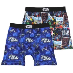 Star Wars Mens' 2 Pack Comic Millennium Falcon Boxers Underwear Boxer Briefs Multicolored 10 Star Wars Mens' 2 Pack Comic Millennium Falcon Boxers Underwear Boxer Briefs Multicolored -Intimo GUEST 64fade1a c322 42aa 9fd6 6be72d21a48e