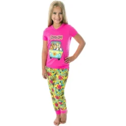 Scooby Doo Girls' Mystery Machine Shirt And Pants 2 PC Pajama Set -Intimo GUEST 6505dce1 f15f 4fb2 8eac dfefcfbce039