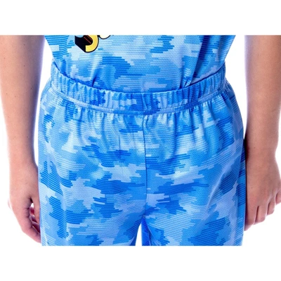 DC Comics Boys' Justice League Digital Camo Superman 2 PC Pajama Set Blue 4 DC Comics Boys' Justice League Digital Camo Superman 2 PC Pajama Set Blue - Image 2