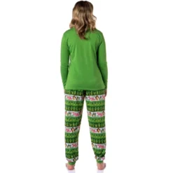 Elf The Movie Womens' And Girl's Film Cotton-Headed Ninny-Muggins Jogger Pajama Set Green -Intimo GUEST 66cab8bb c31d 4885 b0d1 2279062a0037