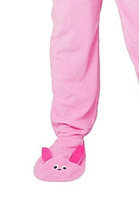 A Christmas Story Men's Ralphie Deranged Pink Bunny Suit Hooded Pajamas Pink 4 A Christmas Story Men's Ralphie Deranged Pink Bunny Suit Hooded Pajamas Pink - Image 2