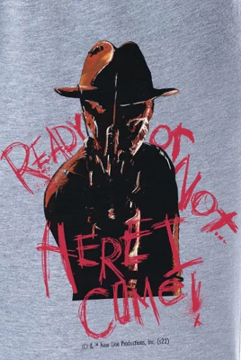 A Nightmare On Elm Street Womens' Freddy Krueger Jogger Sleep Pajama Pants Grey 4 A Nightmare On Elm Street Womens' Freddy Krueger Jogger Sleep Pajama Pants Grey - Image 2