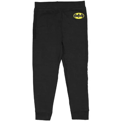 DC Comics Little Boys Batman Logo Dark Knight Costume Pajama Set Black 4 DC Comics Little Boys Batman Logo Dark Knight Costume Pajama Set Black - Image 2