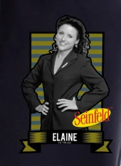 Seinfeld Womens' TV Show Elaine Character Sleep Jogger Pajama Pants Black -Intimo GUEST 6cb9f31f c560 405f 83d6 7cd5699d7f40