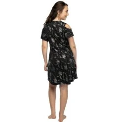 Harry Potter Women's Juniors Up To No Good Cold Shoulder Nightgown -Intimo GUEST 6cff9973 201d 442d 9d62 8250781ae175