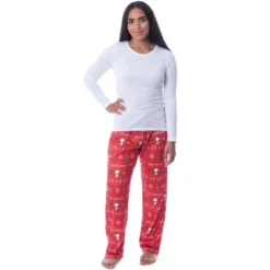 Peanuts Womens' Snoopy And Woodstock Ho Ho Ho Ugly Sweater Pajama Pants Red 8 Peanuts Womens' Snoopy And Woodstock Ho Ho Ho Ugly Sweater Pajama Pants Red -Intimo GUEST 6d2b8322 cd14 4556 852d a2f36b52d712