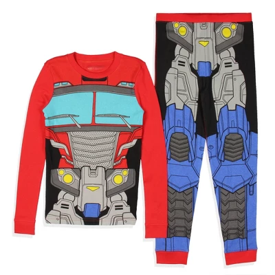 Transformers Boys' Optimus Prime Costume Character TV Show Sleep Pajama Set Multicolored 8 Transformers Boys' Optimus Prime Costume Character TV Show Sleep Pajama Set Multicolored - Image 6