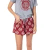 Saved By The Bell Womens' Bayside Tigers High Logo Sleep Pajama Set Shorts Multicolored -Intimo GUEST 6e7e4a99 3259 457a 9709 05242cbfc589
