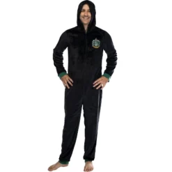 Harry Potter Adult Men's Hooded One-Piece Pajama Union Suit -Intimo GUEST 70c10ff6 f9d1 4143 84e2 233dc2cf7856