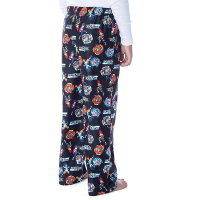 Beyblade Burst Super King Boys' Spinner Tops Character Kids Pajama Pants Black 3 Beyblade Burst Super King Boys' Spinner Tops Character Kids Pajama Pants Black