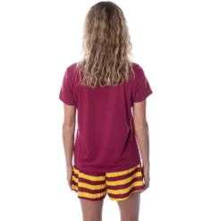 Harry Potter Women's Hogwarts Castle Shirt And Shorts Pajama Set - All 4 Houses -Intimo GUEST 72edff72 a129 46f9 9684 340327aae0db