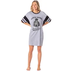 Star Wars Womens' Distressed Darth Vader Nightgown Sleep Pajama Shirt Grey -Intimo GUEST 757ac607 fa54 4102 8e58 960d41623acc