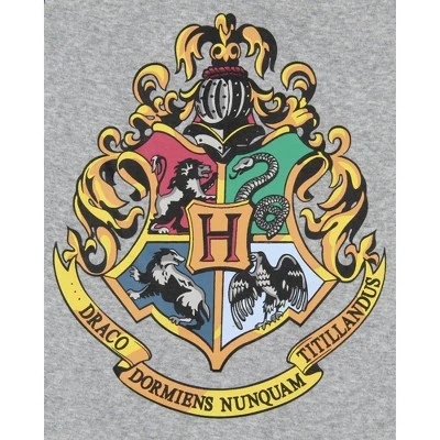 Harry Potter Girls' Hogwarts House Crest Sleep Pajama Set Tank Top Shorts Grey 4 Harry Potter Girls' Hogwarts House Crest Sleep Pajama Set Tank Top Shorts Grey - Image 2