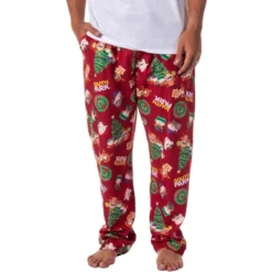 South Park Mens' TV Show Stan Kyle Cartman Kenny Christmas Pajama Pants Red -Intimo GUEST 79bfa6de 086e 4f14 8694 fcfcf16408fb