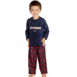 Harry Potter Gryffindor Lion Christmas Plush Holiday Toddler Plaid Pajama Set -Intimo GUEST 7a984d8d c9dd 4ca4 af66 f413b84b84bd