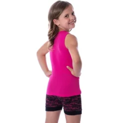 DC Comics Big Girls Batgirl Boom Whak Whoom Tank Pajama Short Set Loungewear Fuchsia -Intimo GUEST 7acd26db 8220 42ed 90f4 a1d791d9f557