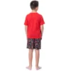 Jurassic World Boys' Blue T-Rex Park Logo Sleep Pajama Set Shorts Black