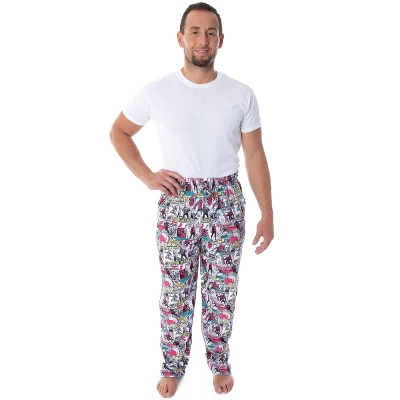 Marvel Men's Spiderman Vintage Comic Book Print Sleep Lounge Pajama Pants Vintage Spidey Comics 5 Marvel Men's Spiderman Vintage Comic Book Print Sleep Lounge Pajama Pants Vintage Spidey Comics - Image 3