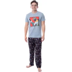 Star Wars Mens' Boba Fett Sleep Pajama Set Crewneck Shirt Pants Multicolored -Intimo GUEST 7f3b1abf e145 4eca b6ef e37c068479bd