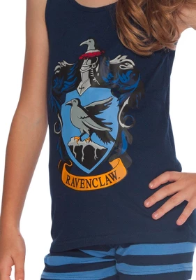 Harry Potter Girls Gryffindor House Crest Tank Top And Short Pajama 2pc Set 3 Harry Potter Girls Gryffindor House Crest Tank Top And Short Pajama 2pc Set - Image 2