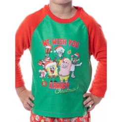 Nickelodeon Boys' SpongeBob SquarePants A Krabby Christmas Pajama Set Red -Intimo GUEST 84b89233 aea3 42e9 8f90 9a9b2cbfe331