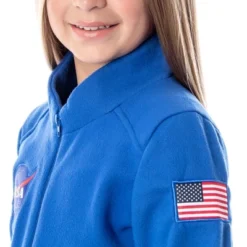 NASA Girls' Meatball Space Suit Astronaut Costume One Piece Pajama Union Suit Blue 10 NASA Girls' Meatball Space Suit Astronaut Costume One Piece Pajama Union Suit Blue -Intimo GUEST 8e41410e eca9 481c 942d a5c7ae39c981