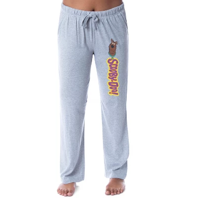 Scooby-Doo Womens' Scooby Logo Icon Classic Character Sleep Pajama Pants Grey 5 Scooby-Doo Womens' Scooby Logo Icon Classic Character Sleep Pajama Pants Grey - Image 3