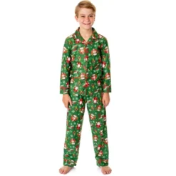 Elf The Movie Boys' Film OMG! Santa! I Know Him! Button Sleep Pajama Set Green -Intimo GUEST 91c8da1e a283 4f83 abcd 60cdb67fa56e