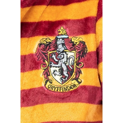 Harry Potter Juniors' Striped Ruffle Hooded Plush Fleece Robe 5 Harry Potter Juniors' Striped Ruffle Hooded Plush Fleece Robe - Image 3