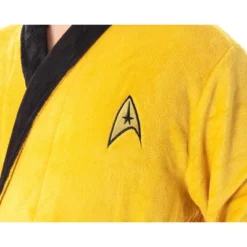 Star Trek TOS Adult Costume Fleece Plush Robe Bathrobe - Big And Tall
