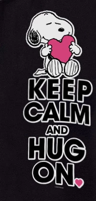 Peanuts Womens' Snoopy Woodstock Keep Calm Hug On Sleep Pajama Set Multicolored 5 Peanuts Womens' Snoopy Woodstock Keep Calm Hug On Sleep Pajama Set Multicolored - Image 3