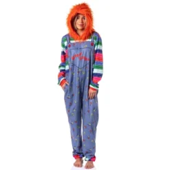 Child's Play Mens' Chucky Good Guys Hooded Union Suit Costume Sleep Pajama Blue -Intimo GUEST 9597254d 8c22 477e 8148 00ba1052b09f
