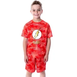 DC Comics Boys' Justice League Digital Camo The Flash 2 PC Pajama Set Red -Intimo GUEST 96b285cd 932c 4f6f af2d d9302d9b698c