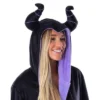Disney Villains Women's Maleficent Costume Fleece Plush Robe Bathrobe -Intimo GUEST 97f7a5e4 2b9e 4301 8c48 144bc06518de
